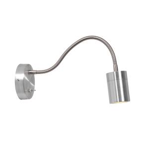 Wandleuchte Upro Silber - Metall - 5 x 30 x 5 cm