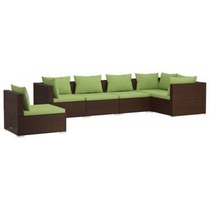 Salon de jardin (lot de 6) 3013636-3 Marron - Vert