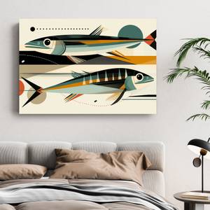 Bild Fisch Abstrakt III 120 x 80 cm