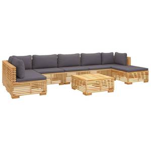 Garten-Lounge-Set 3028565-24 (8-teilig) Grau - Massivholz - Holzart/Dekor - 69 x 60 x 69 cm