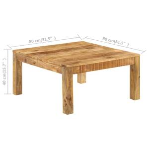 Couchtisch 246701 Braun - 80 x 40 x 80 cm