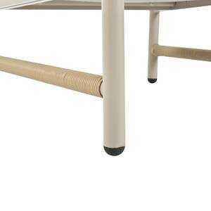 Gartenlounge-Set 4tlg Phanes Ⅱ Beige - Metall - Polyrattan - 72 x 82 x 116 cm