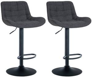 Tabouret de bar Tover Lot de 2 Noir