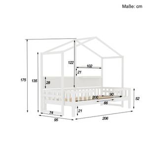 Hausbett Lukas Weiß