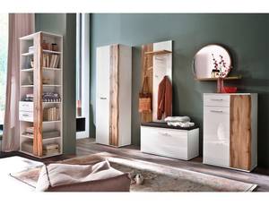 Garderobe Gerda 23 (7-teilig) Weiß - Holzwerkstoff - Holzart/Dekor - 340 x 197 x 38 cm