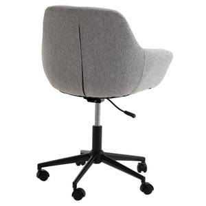 Chaise de bureau YANKEE Gris - Textile - 65 x 88 x 62 cm