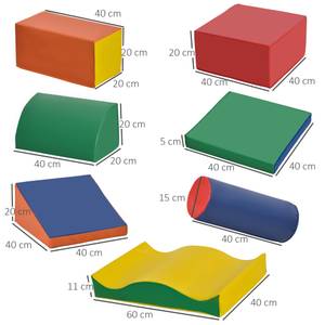 Kinder-Softplay-Set 3D0-006 Kunststoff - 40 x 11 x 60 cm