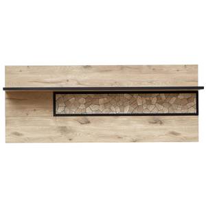 Wohnzimmer Robin 34 (4-teilig) mit LED Braun - Holzwerkstoff - 270 x 205 x 49 cm