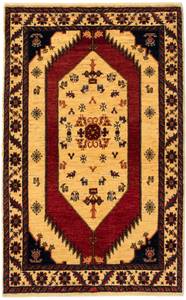 Tapis Kashkuli XXXIII Beige - Textile - 105 x 1 x 165 cm