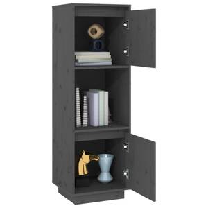 Highboard DE4619 Grau - Massivholz - 35 x 117 x 38 cm