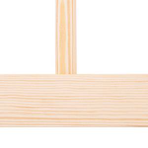 Treppenschutzgitter Holz 72-122cm Baby Braun - Massivholz - 3 x 69 x 122 cm