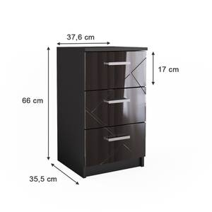 Nachtschrank Irma  2er Set 37 x 66 x 35 cm