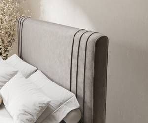 Boxspringbett Casone Taupe - Breite: 180 cm