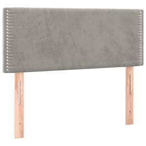 Lit à sommier tapissier 3017268-5 Gris lumineux - 120 x 203 cm