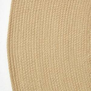 Handgewebter geflochtener Teppich Beige - 150 x 150 cm