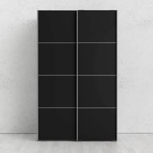 l' armoire Veto A Noir - En partie en bois massif - 122 x 202 x 64 cm