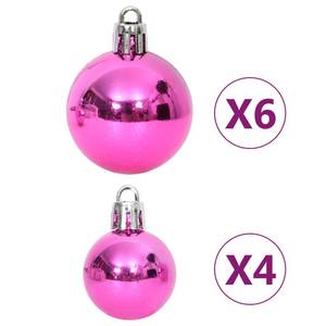 Weihnachtskugel-Set (108-teilig) 3028562 Pink - Weiß