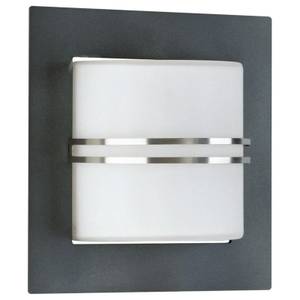 Wandleuchte A-92185 Grau - Silber - Metall - 25 x 25 x 25 cm