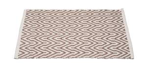 Badematte ALTAI, recycelter Polyester Beige - Textil - 50 x 1 x 80 cm