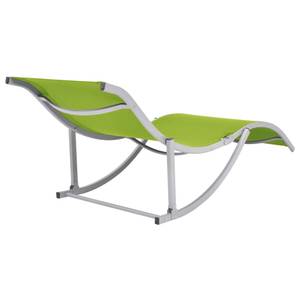 Chaise longue Vert - Métal - 60 x 62 x 159 cm