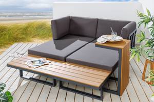 Sitzgruppe IBIZA MODULAR LOUNGE Grau - Textil - 250 x 80 x 180 cm