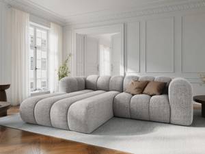 modulares Ecksofa LUPINE 3 Sitzplätze Hellgrau