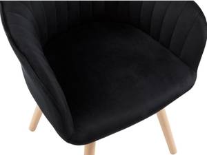 Chaise gondole ELEANA Noir - 1 chaise