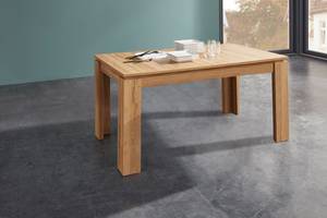 Table à manger extensible SAULER Marron - Bois manufacturé - 160 x 77 x 90 cm