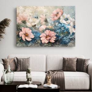 Bild Gemälde Rosa II 120 x 80 cm