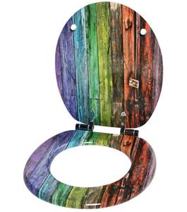 WC-Sitz mit Absenkautomatik Rainbow Holzwerkstoff - 38 x 6 x 47 cm
