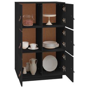 Highboard DE2929 Schwarz - Massivholz - 40 x 109 x 67 cm