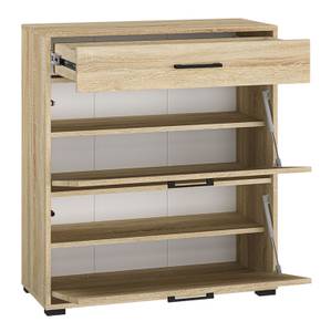 Schuhschrank CARO Braun - Holzwerkstoff - 80 x 90 x 34 cm