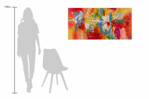 Bild limitiert Colourful Life Massivholz - Textil - 120 x 60 x 4 cm