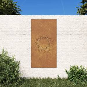 Décoration murale de jardin 824490 Marron - Métal - 55 x 1 x 105 cm