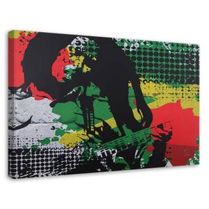 Leinwandbild Bob Marley Reggae Musik 100 x 70 cm