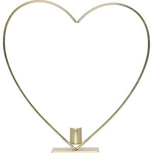 Dekorative Tischleuchte Flamme Heart Metall - 28 x 28 x 5 cm