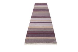 Tapis de passage Darya DLXXX Mauve - Textile - 79 x 1 x 399 cm