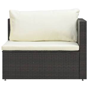 Garten-Lounge-Set 3003524 (5-teilig) Braun - Metall - Polyrattan - 40 x 48 x 74 cm