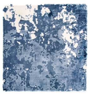 Viskose - 70x70cm Blau - Naturfaser - 70 x 2 x 70 cm