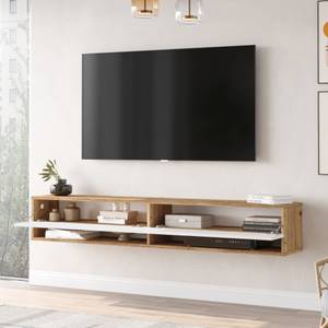Meuble TV Laitila Blanc - Largeur : 180 cm