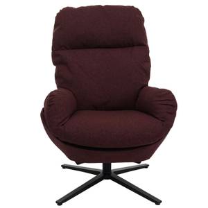 Relaxsessel + Hocker L12 drehbar Bordeaux