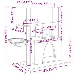 Kratzbaum 3016239 Creme