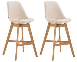 Barhocker Cannes 2er Set Creme