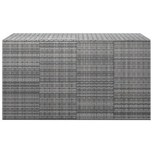 Kissenbox Grau - Metall - Polyrattan - 194 x 103 x 194 cm