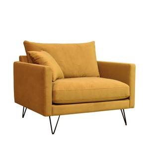 Fauteuil design Villabon Jaune moutarde