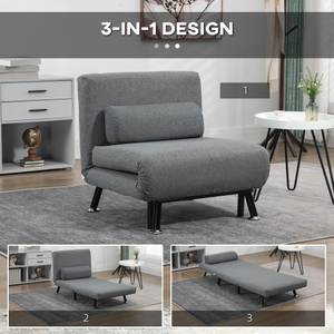 Schlafsofa 833-066V00BK Dunkelgrau