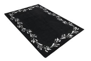 Teppich Darya DCCXVII Schwarz - Textil - 124 x 1 x 183 cm