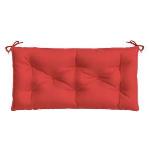 Coussin de banc de jardin Rouge - Profondeur : 100 cm