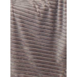 Plaid + lot de 2 coussins taupes marron Gris - Textile - 125 x 12 x 166 cm