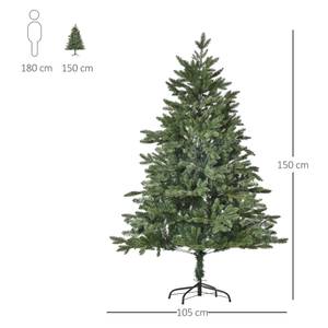 Künstlicher Weihnachtsbaum 830-364 Grün - Kunststoff - 105 x 150 x 105 cm